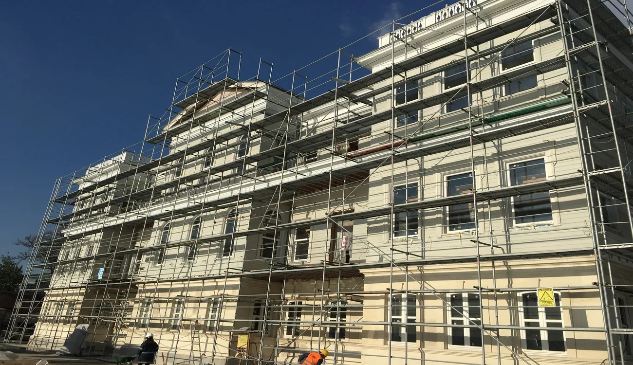 Sayha Scaffolding Restoration Project